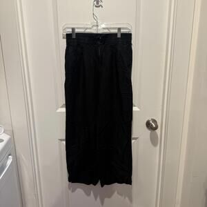 Madewell Women's Black Casual Pants XXS Linen Blend